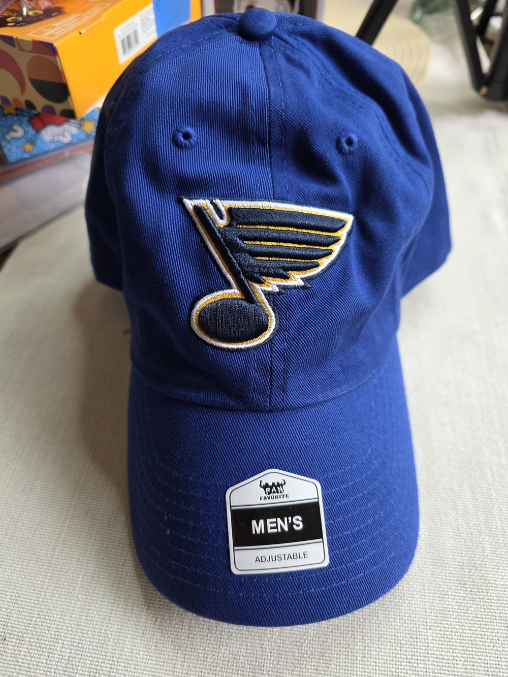 NHL Mens Royal Blue Cap with Team Logo